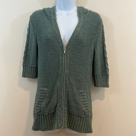 Axcess Liz Claiborne Front Zip Hoodie Sweater  Size S - Picture 1 of 8